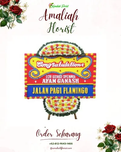 Bunga Papan Congratulation di Bojongmenteng